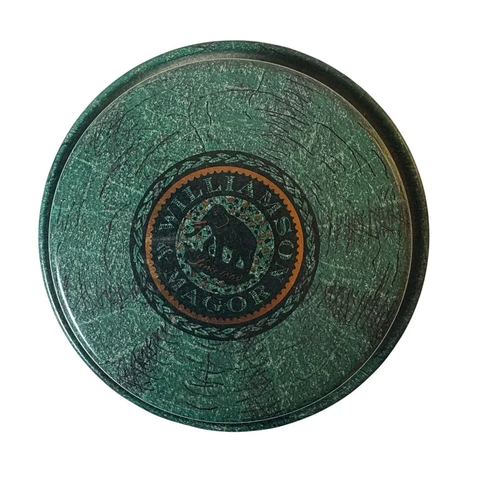 Williamson & Magor Elephant Tea Tin Canister Vintage Collectible 2002